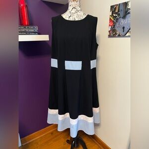 Calvin Klein Plus Size Sleeveless A Line Dress